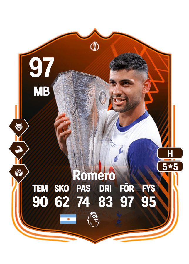Cristian Romero card