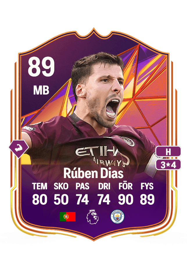Rúben Dias card