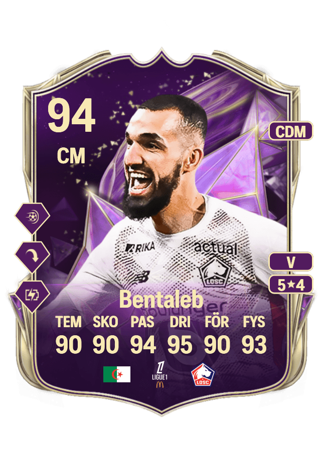 Nabil Bentaleb card