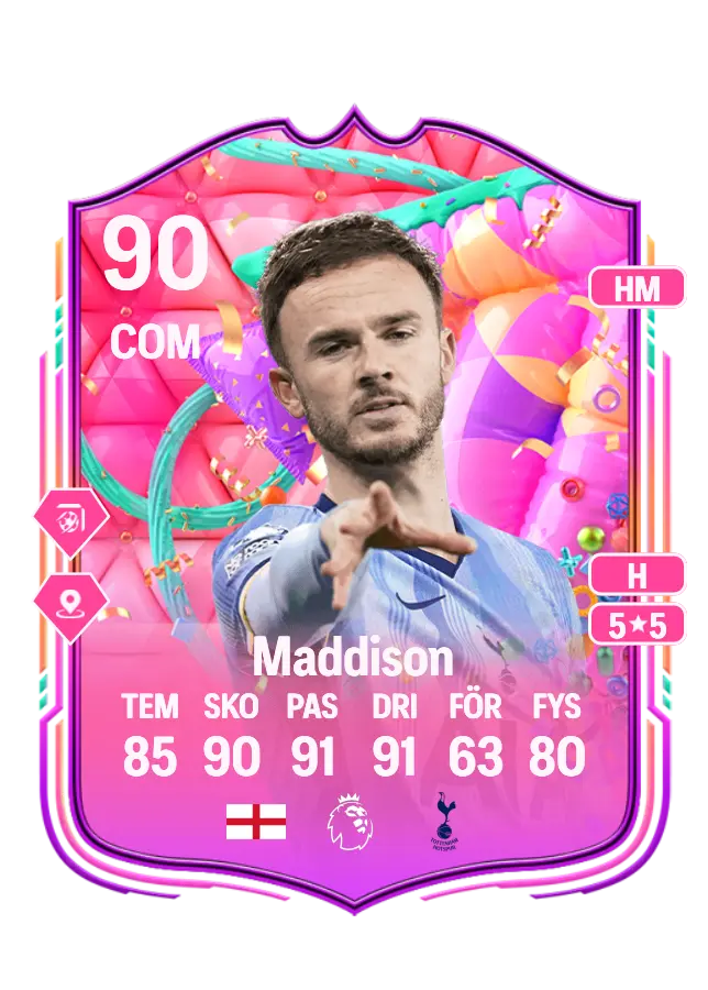 James Maddison card