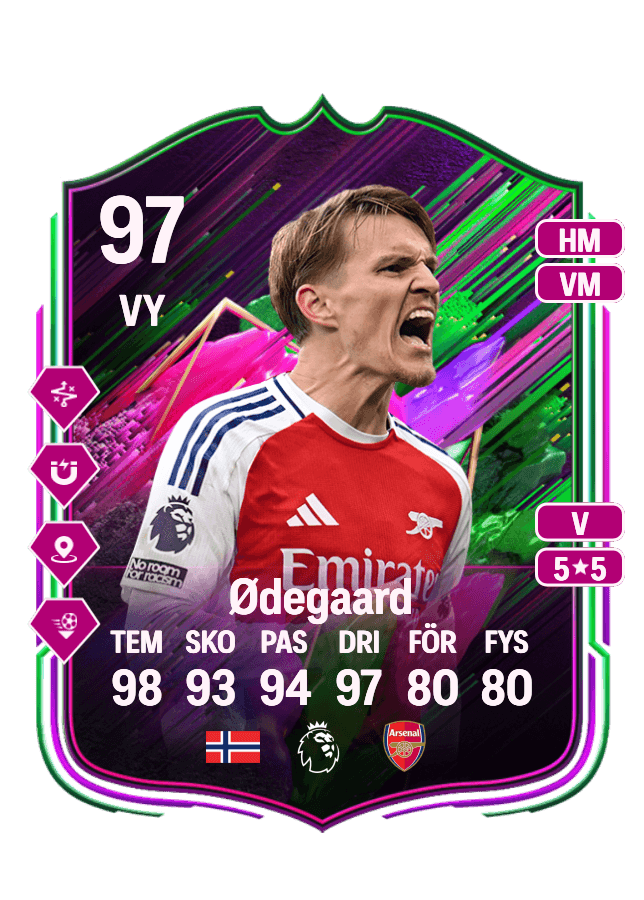 Martin Ødegaard card
