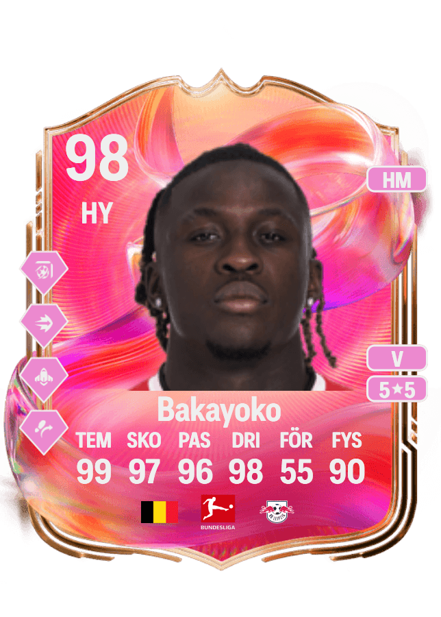 Johan Bakayoko card