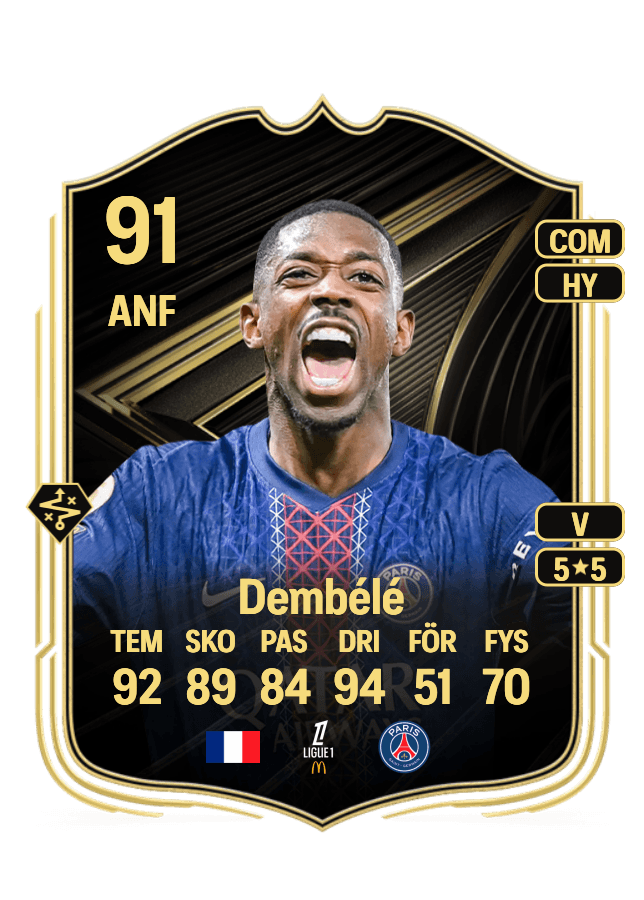 Ousmane Dembélé card