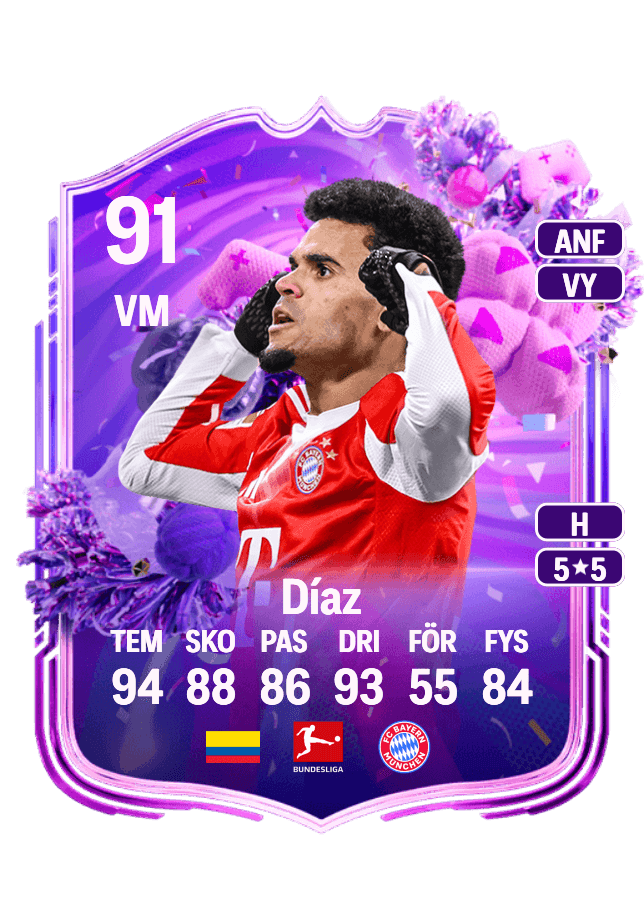 Luis Díaz card