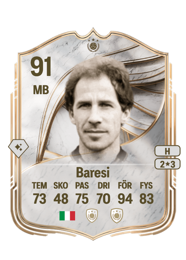 Franco Baresi card