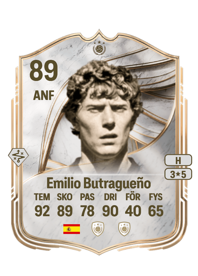 Emilio Butragueño card