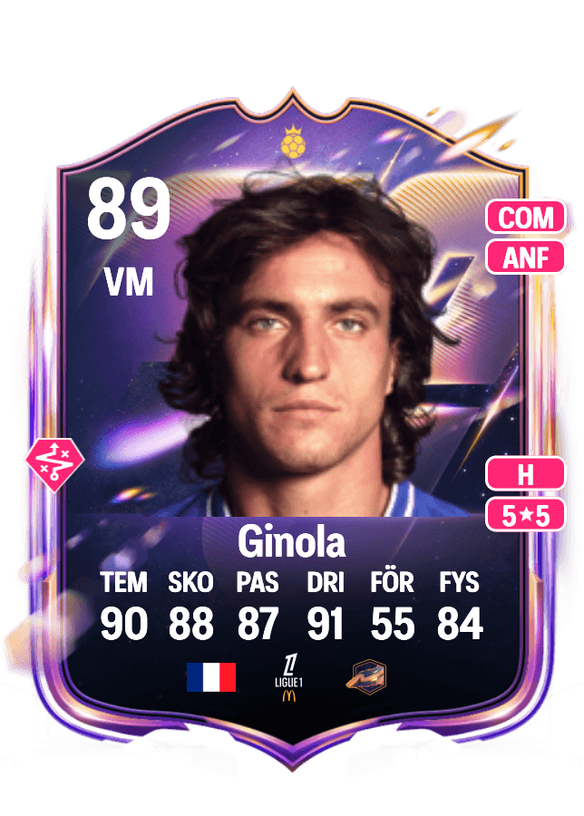 David Ginola card