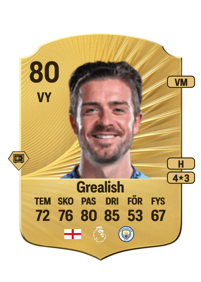 Jack Grealish card