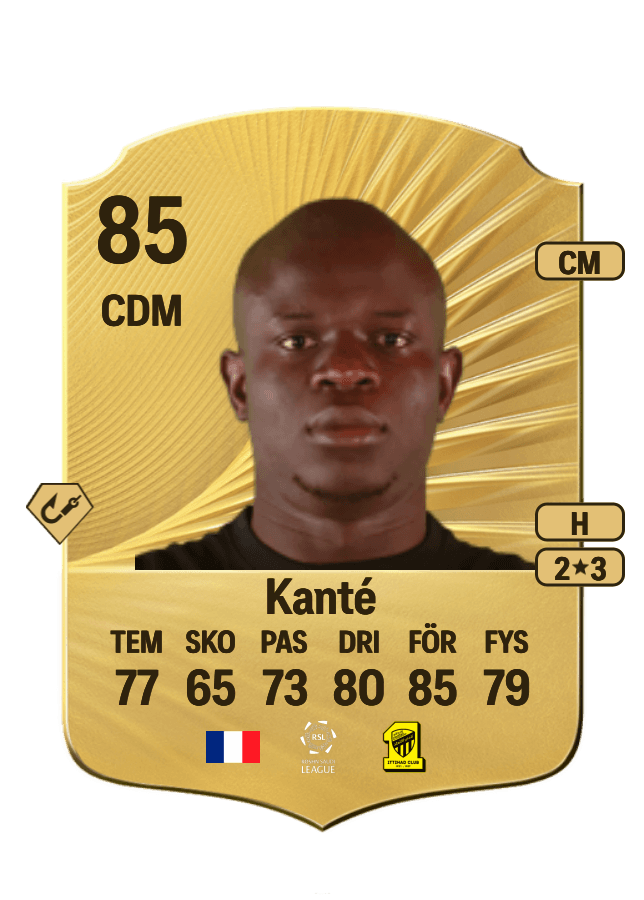 N'Golo Kanté card