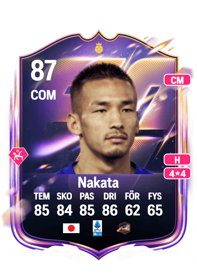 Hidetoshi Nakata card