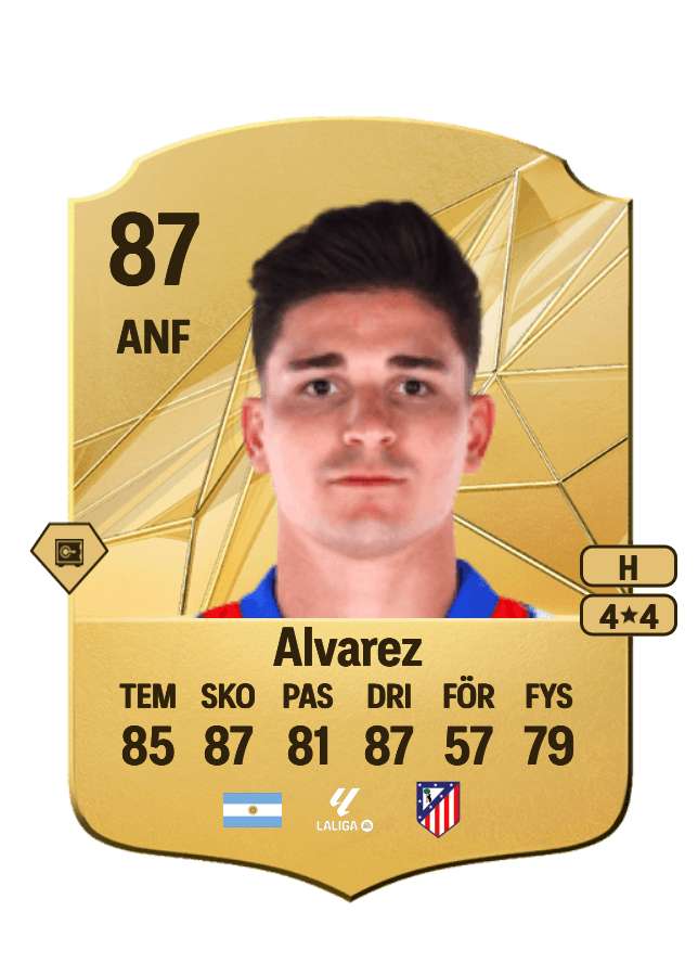 Julián Alvarez card