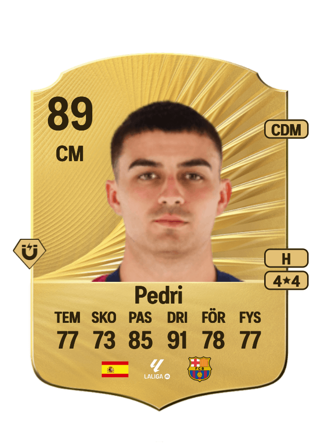 Pedri card