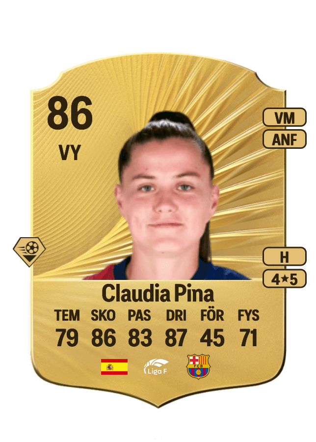 Claudia Pina card
