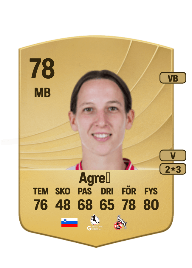 Sara Agrež card