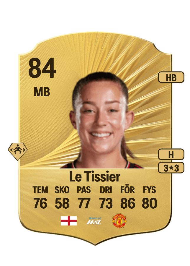 Maya Le Tissier card