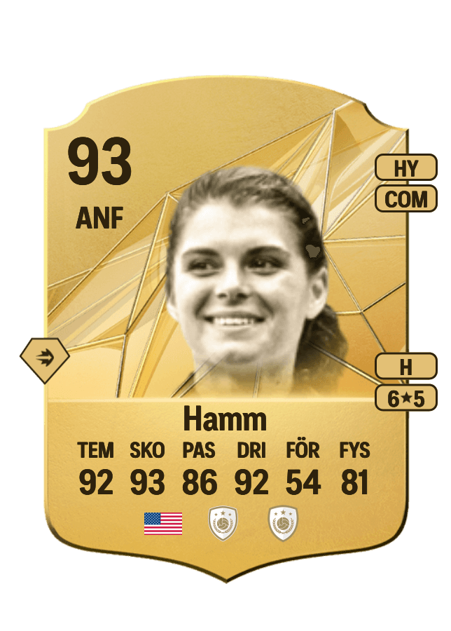 Mia Hamm card