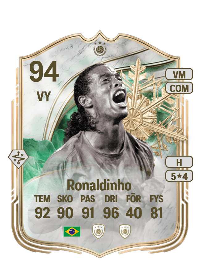 Ronaldinho card