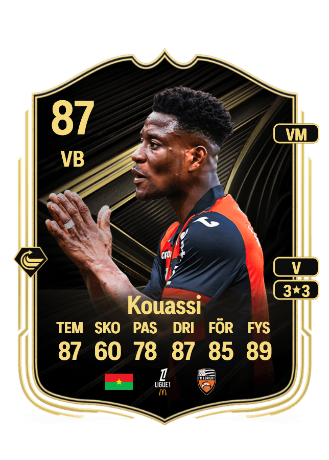 Arsène Kouassi card