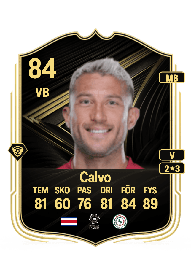 Francisco Calvo card