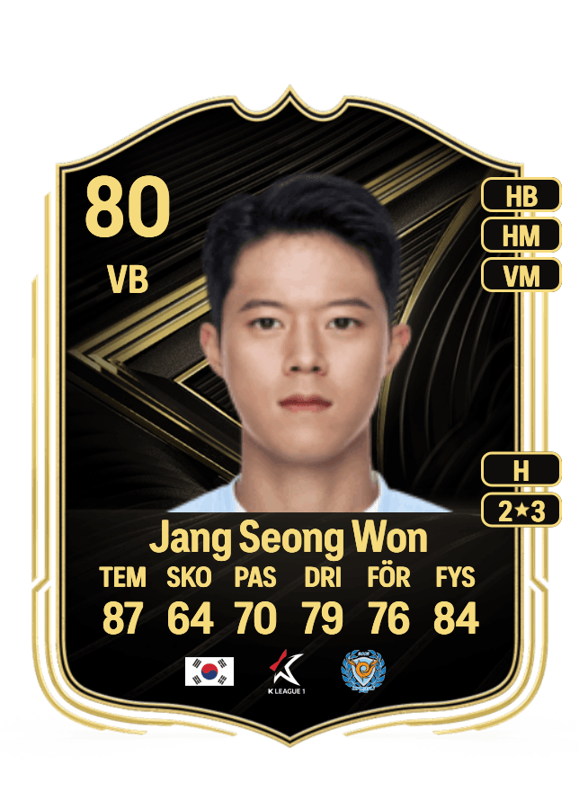 Jang Seong Won card