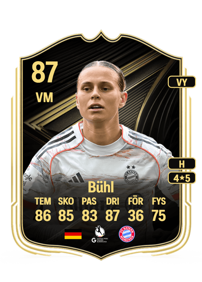 Klara Bühl card