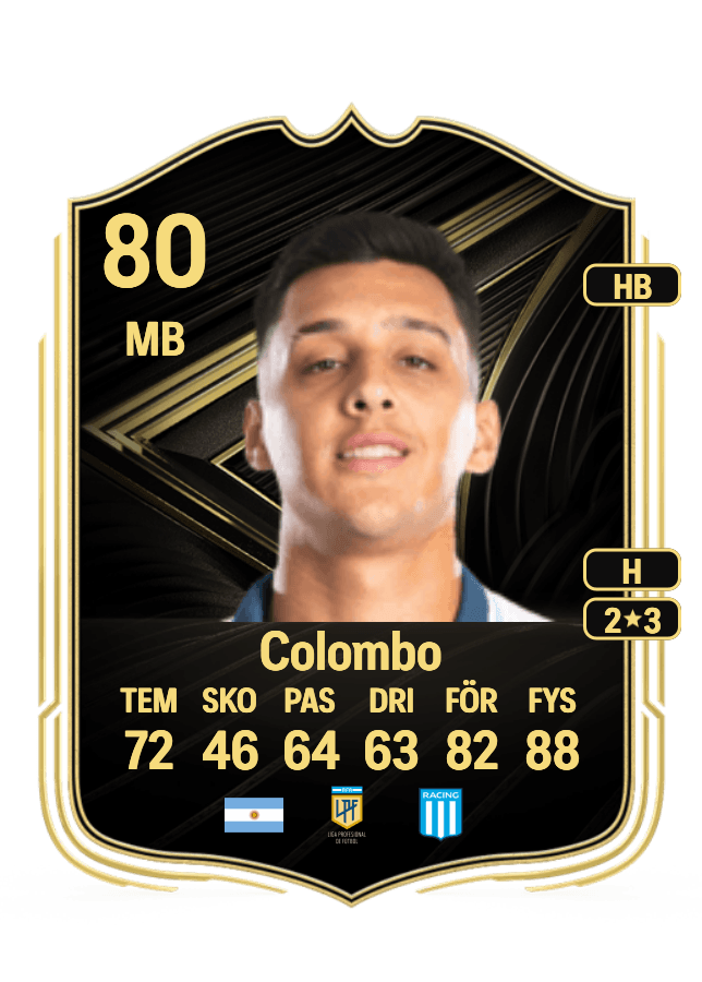 Nazareno Colombo card