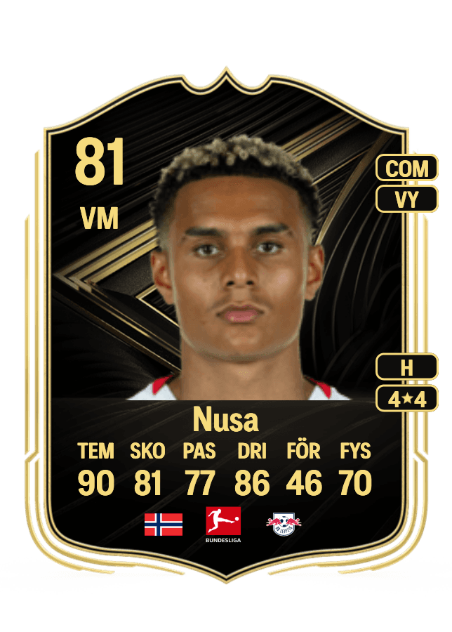 Antonio Nusa card
