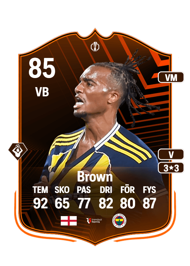 Archie Brown card