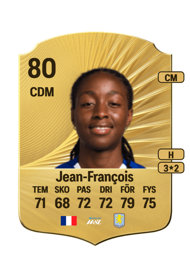 Oriane Jean-François card