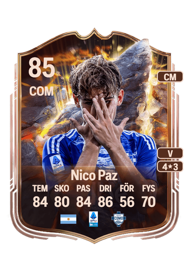 Nico Paz card
