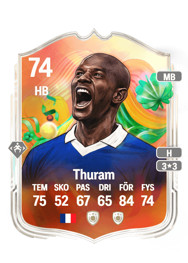 Lilian Thuram card