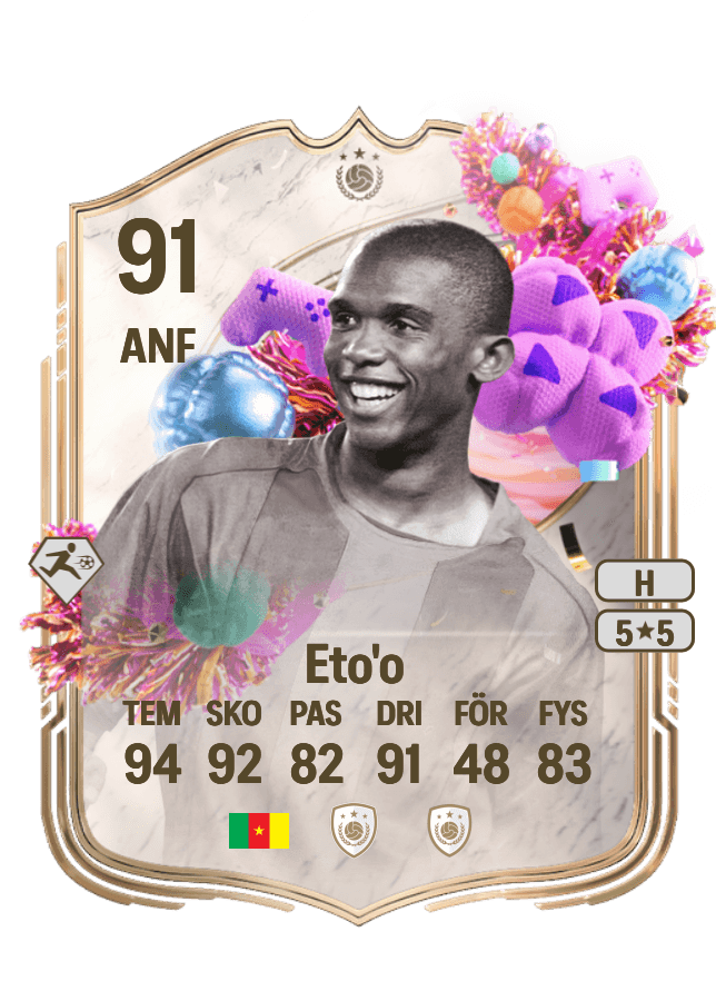 Samuel Eto'o card