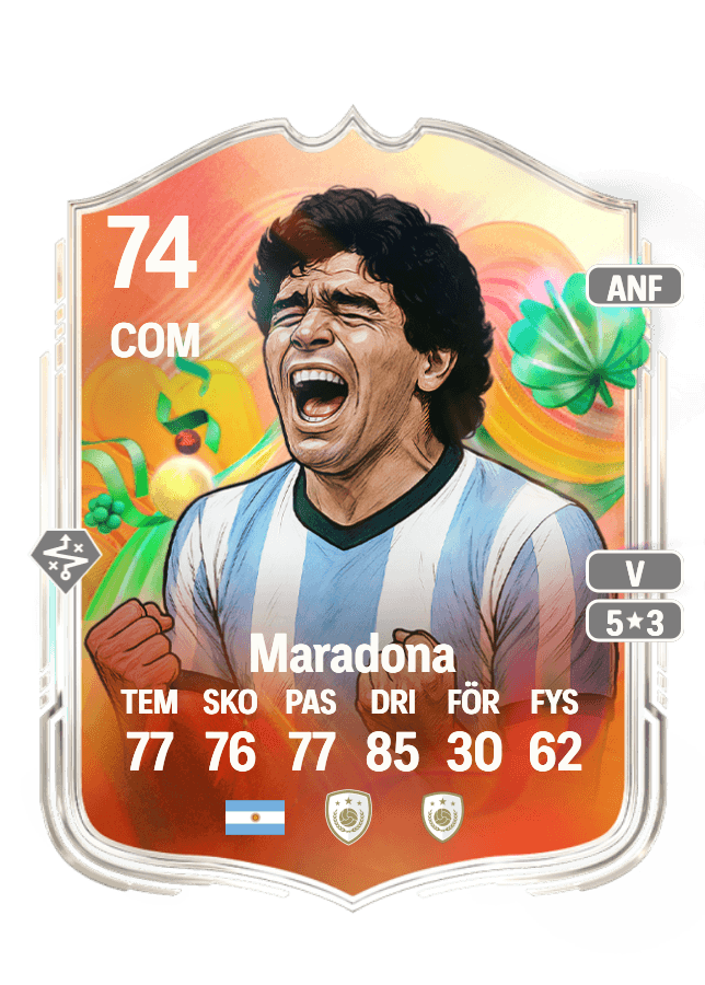 Diego Armando Maradona card
