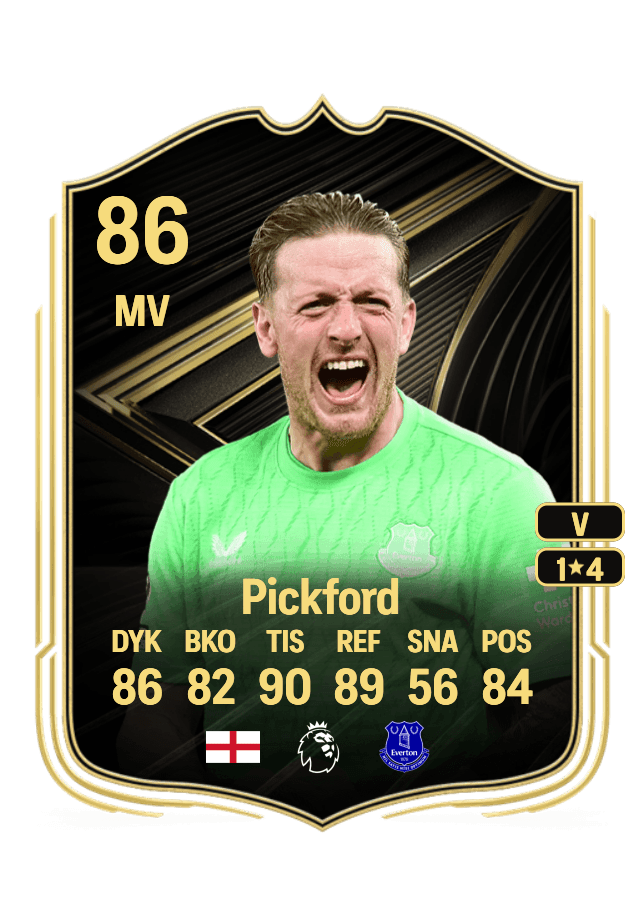 Jordan Pickford card