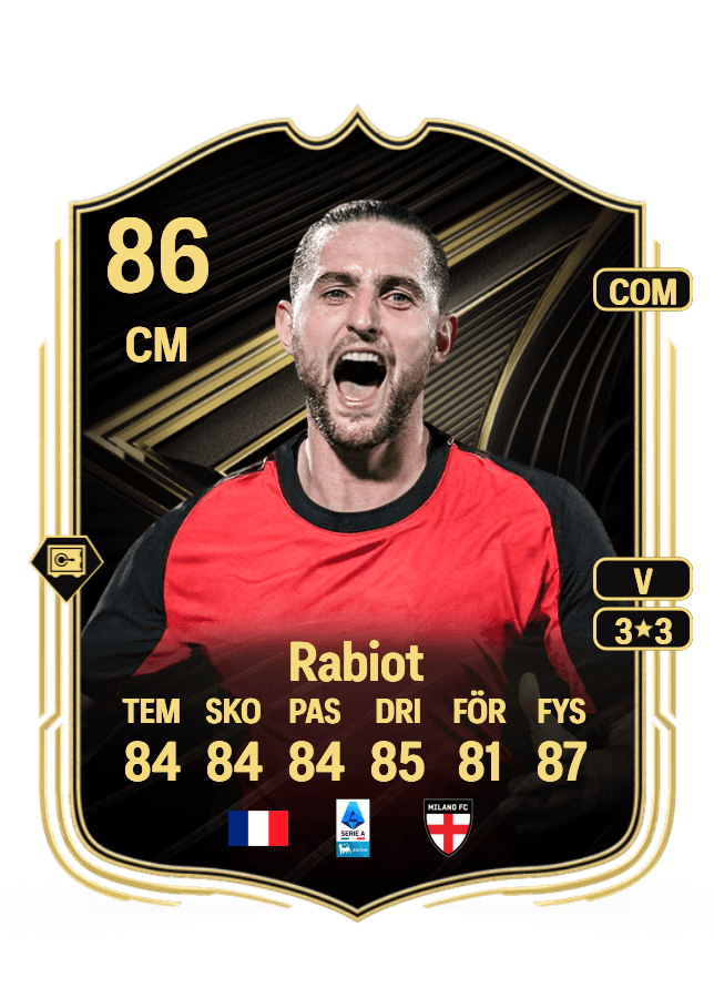 Adrien Rabiot card