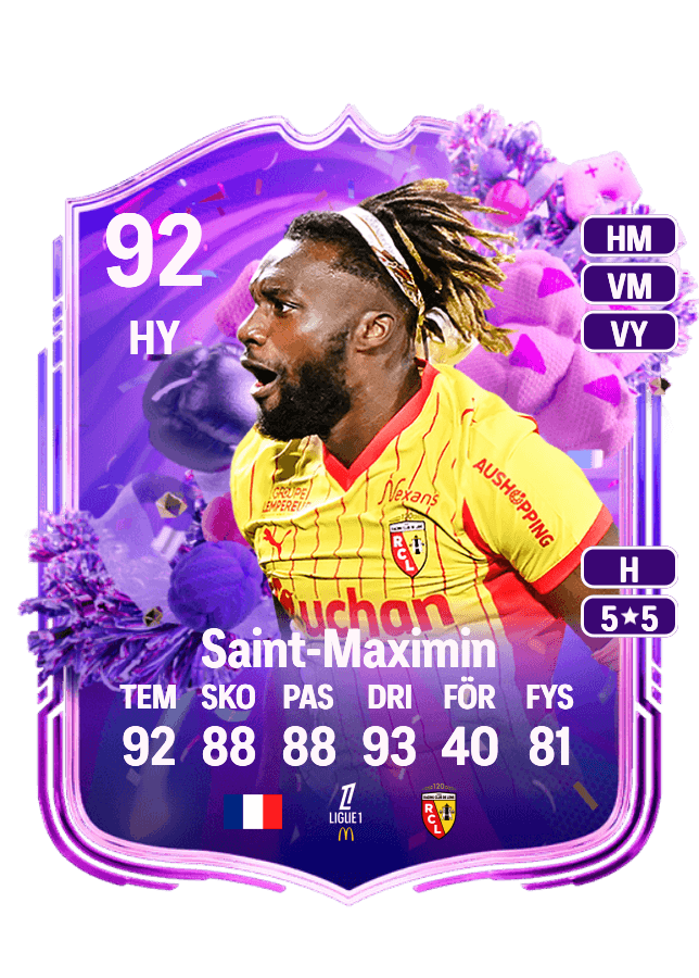 Allan Saint-Maximin card