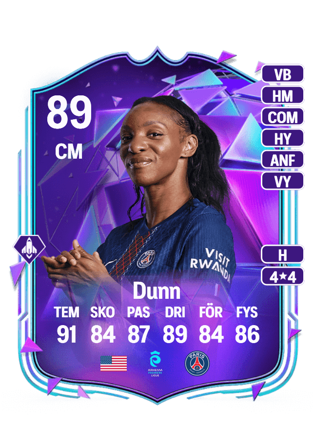 Crystal Dunn card