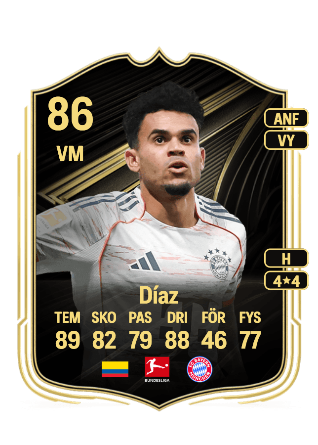 Luis Díaz card