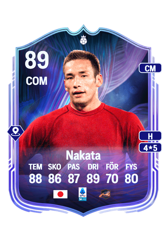 Hidetoshi Nakata card