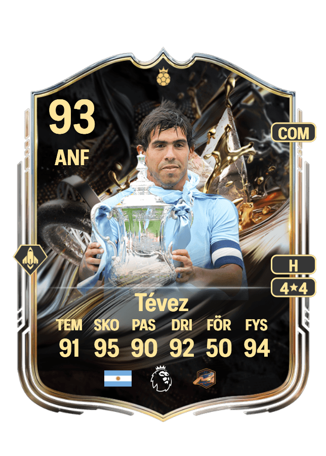 Carlos Tévez card