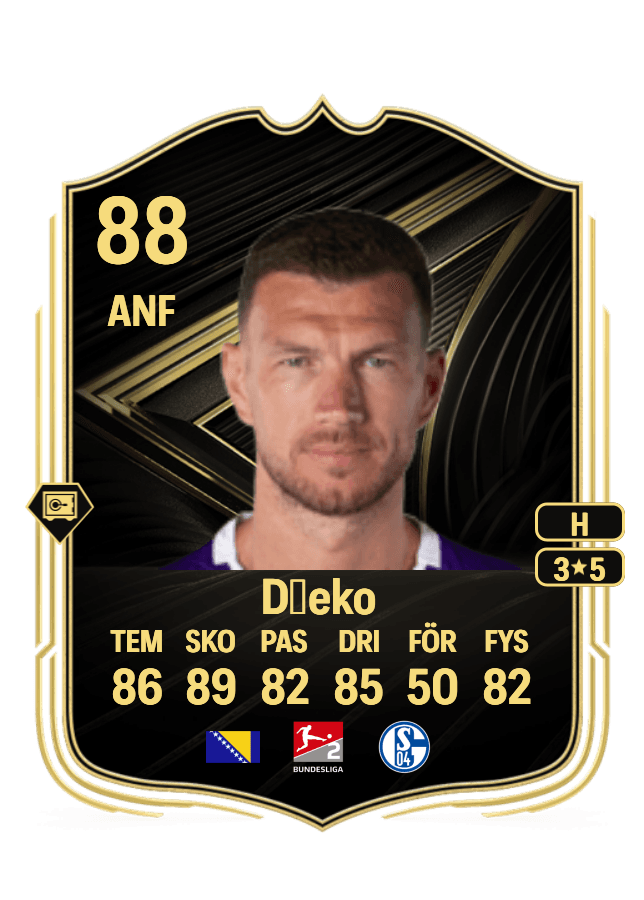 Edin Džeko card