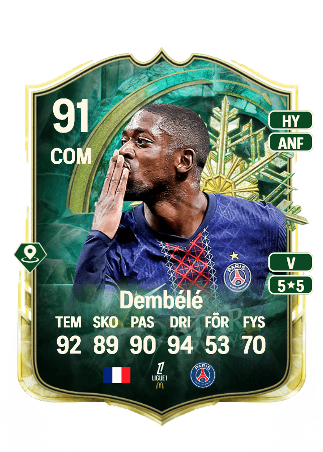 Ousmane Dembélé card