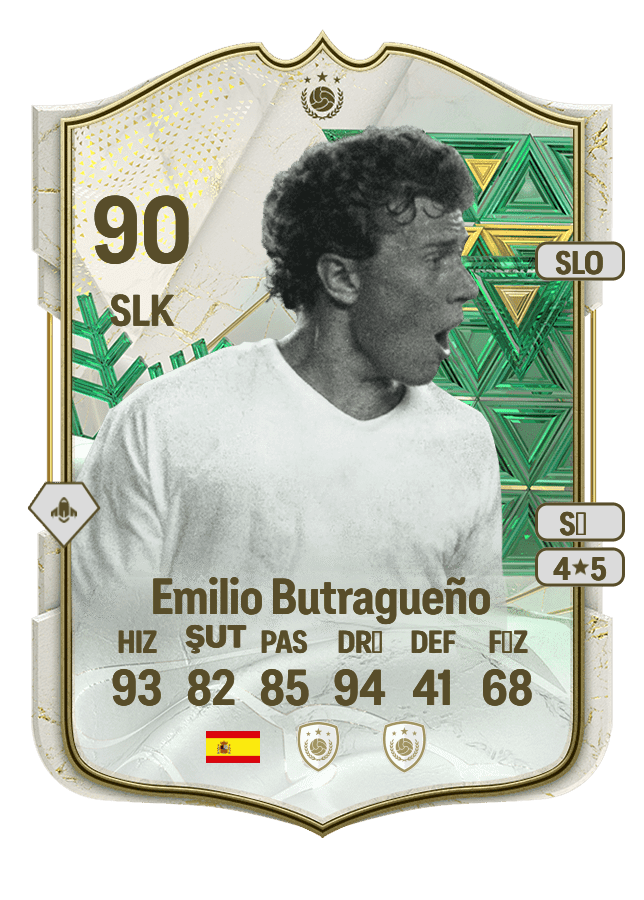 Emilio Butragueño card