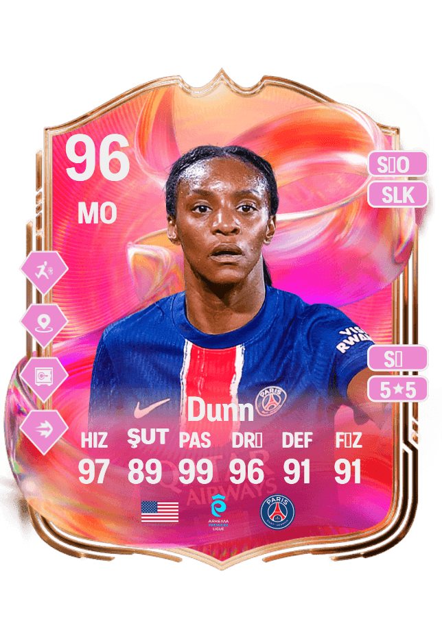 Crystal Dunn card