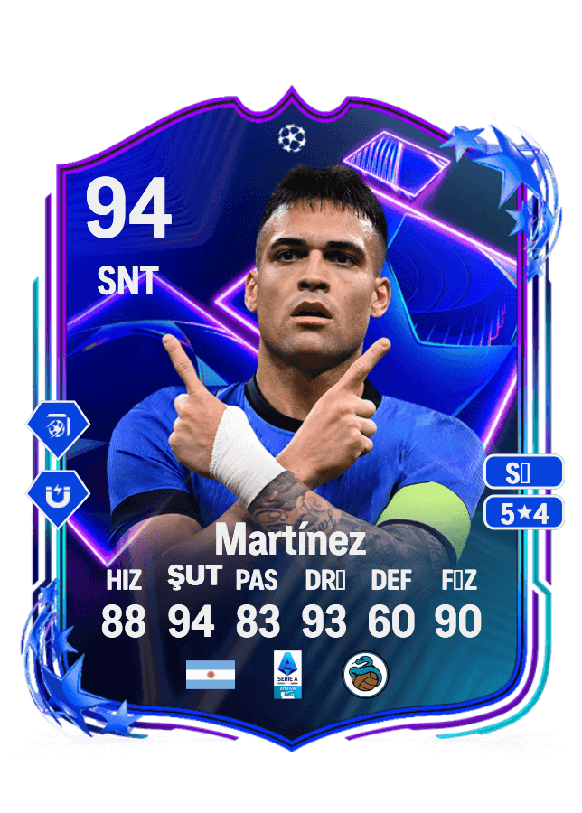 Lautaro Martínez card