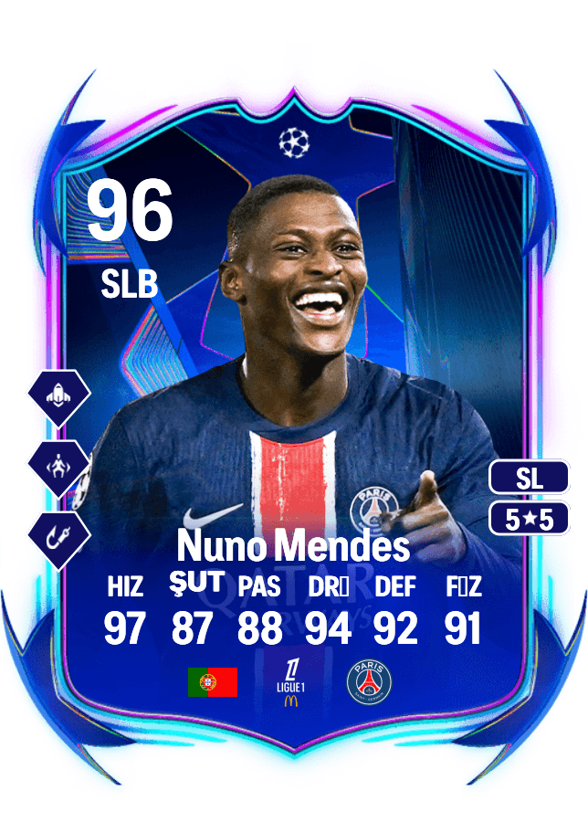 Nuno Mendes card