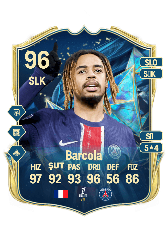 Bradley Barcola card