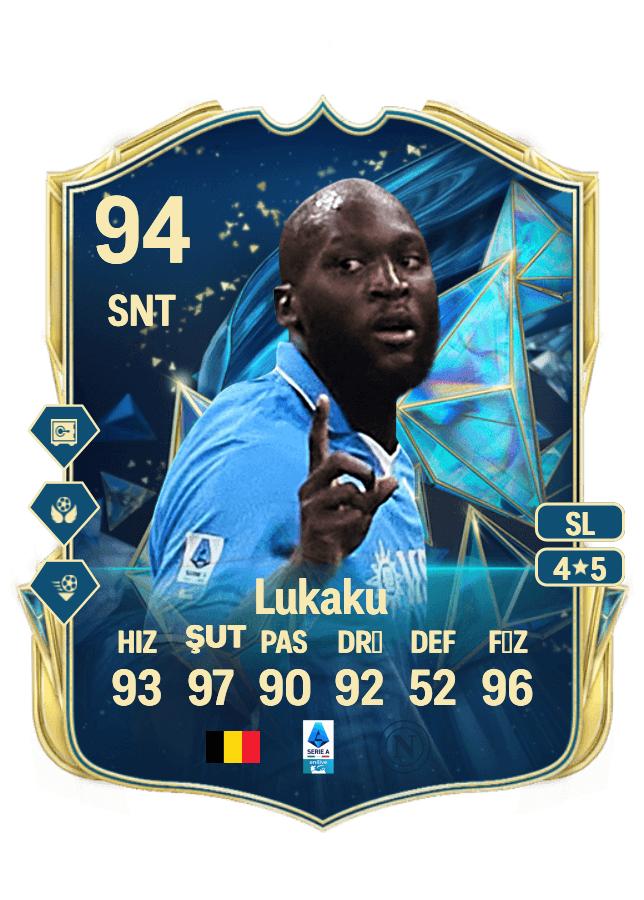Romelu Lukaku card