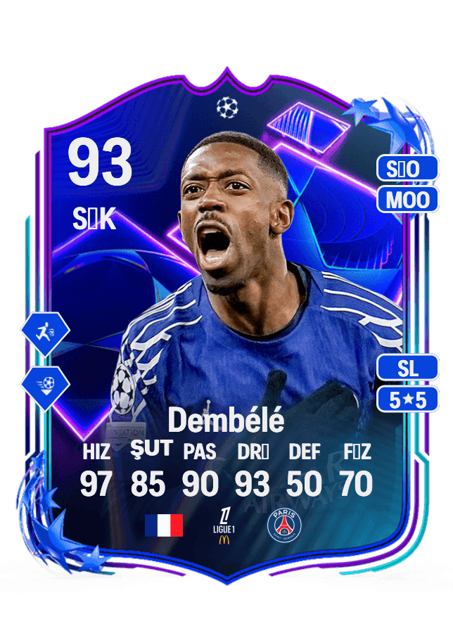 Ousmane Dembélé card