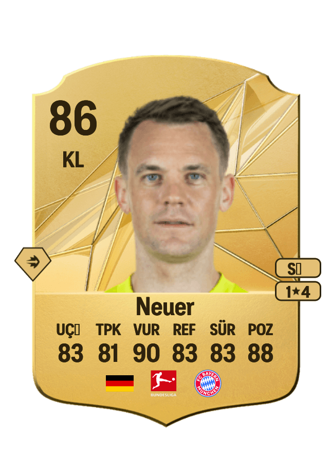Manuel Neuer card